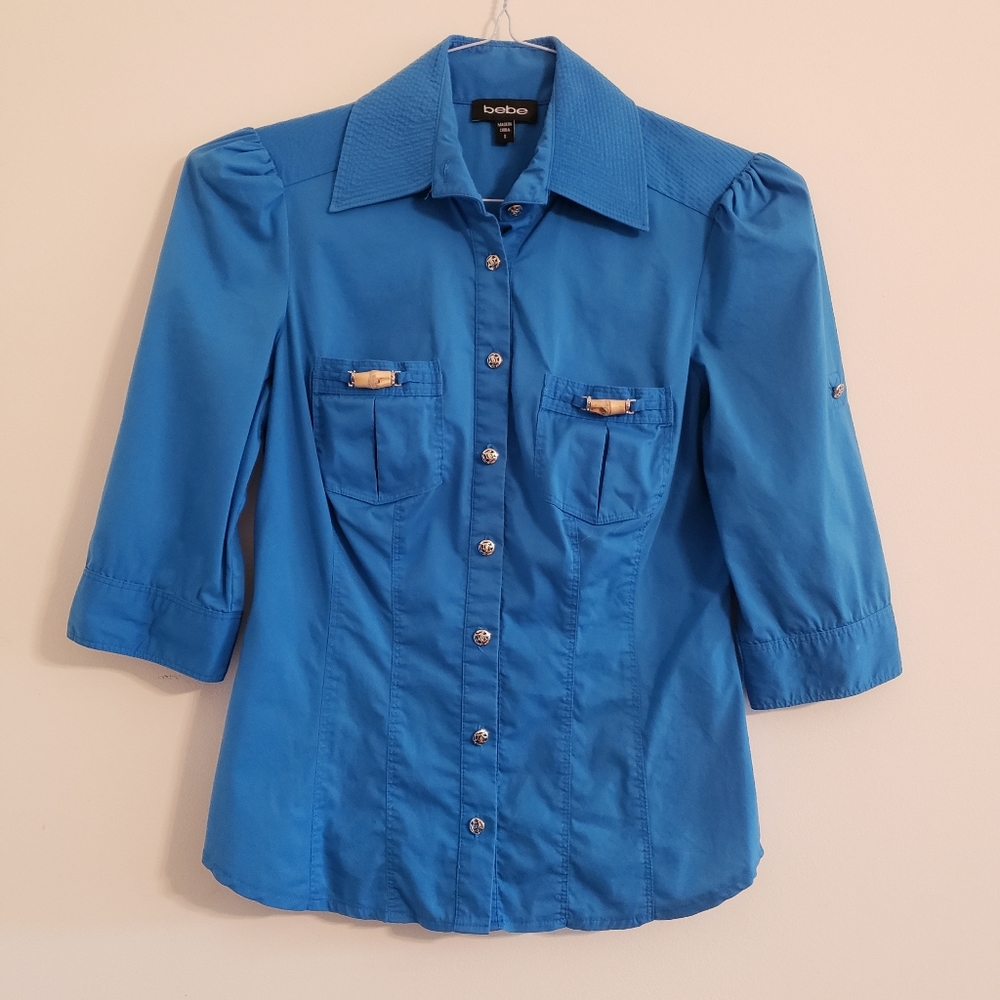 Bebe button down shirt